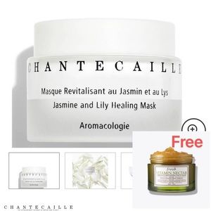 Chantecaille Jasmine And Lily Healing Mask and free FRESH Mask Bundle